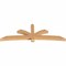 Ekena Millwork Davenport Timber Gable Bracket, Western Red Cedar, 108"W x 36"H x 5 1/2"D x 5 1/2"F, 8/12 Pitch GBW108X36X0606DAV00SWR - alternate 4